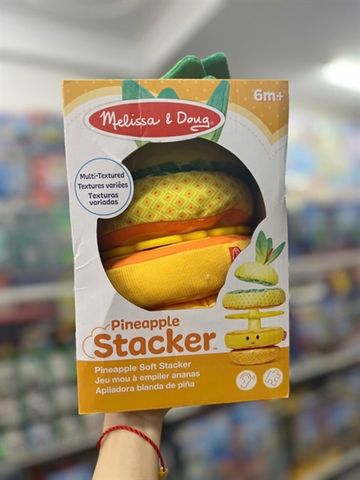 Melissa & Doug Multi-Sensory Pineapple Soft Stacker Infant Toy 