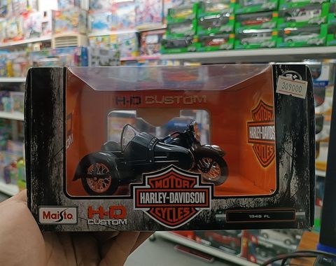  Xe mo hinh Die cast Harley Davidson Side Car 