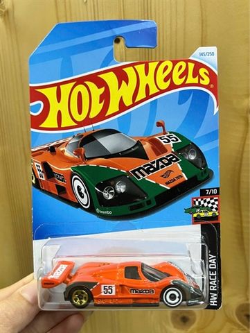  HXR14 Hot Wheels Basic Car, Mazda 787B - Orange 
