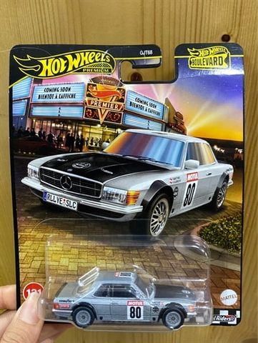  Xe HRT63 Hot Wheels Boulevard '80 Mercedes-Benz 500 SLC Rally Silver 