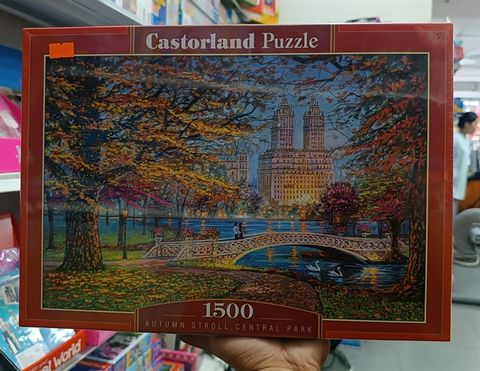  Xếp hình puzzle Autumn Stroll, Central Park 1500 mảnh CASTORLAND C-151844 