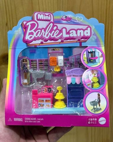 JCR33 Mini BarbieLand Supermarket 1.5 Mini Playset Mattel 