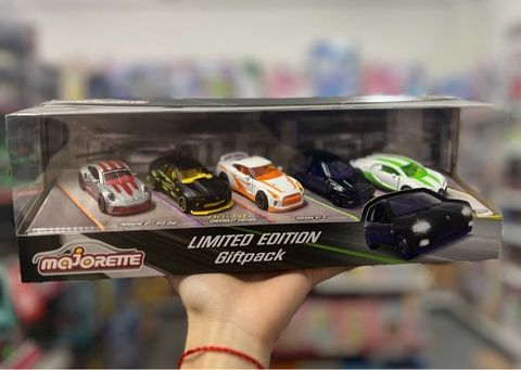  212054035 Bộ 5 Xe Mô Hình MAJORETTE Limited Edition 10, 5 Pieces Giftpack 
