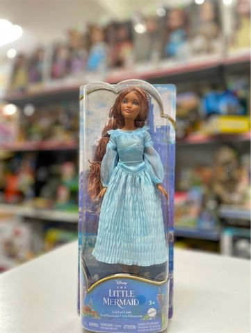  Disney The Little Mermaid Ariel Fashion Doll on Land in Signature Blue Dress 