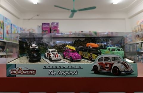  212055008 Xe Mô Hình MAJORETTE VW The Originals 5 Pieces Pack 