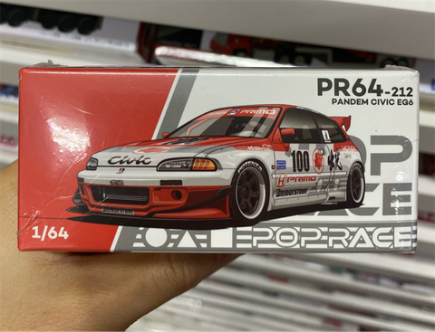  Mô hình xe Poprace PR640212 PANDEM CIVIC EG6 v1.5 IDEMITSU MOTION INFINITE 