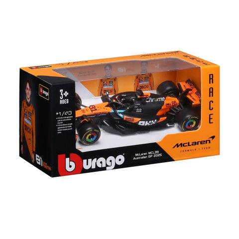  18-38248 Mô hình xe Bburago 1:43 F1 Mclaren Team MCL39 (cam) 