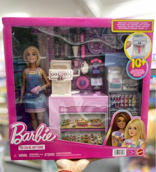 HXN94 Barbie Coffee Shop Playset 