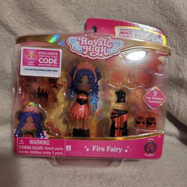 Royale High Fire Fairy 3-Inch Doll