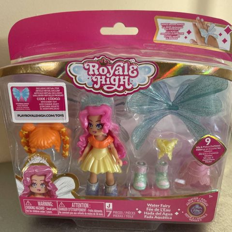  RYH0010 Royale High 3” Water Fairy Fashion Doll 