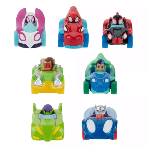  Bộ 7 xe SNF0307 - Disney Spidey & His Amazing Friends Metals Vehicles 7pk Toy 