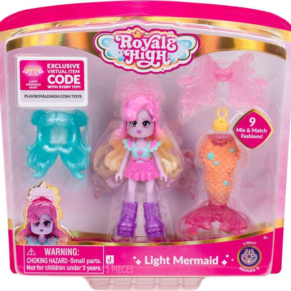 Búp bê RYH0095 Royale High 3” Light Mermaid Fashion Doll S3