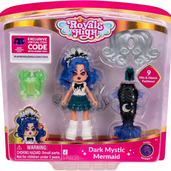 Búp bê RYH0097 Royale High 3” Dark Mystic Mermaid Fashion Doll