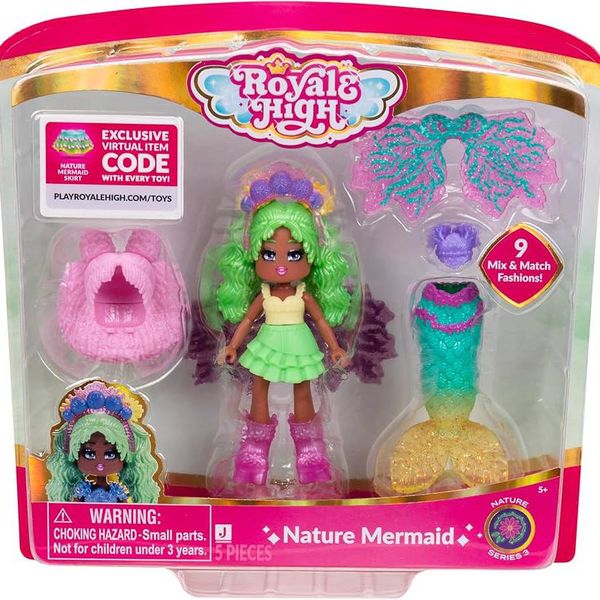 Búp bê RYH0099 Royale High 3” Nature Mermaid Fashion Doll