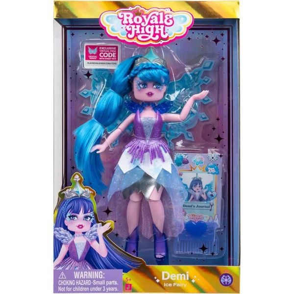 Búp bê RYH0150 Royale High 9” Fashion Doll Demi The Ice Fairy- Wave 2 - S2