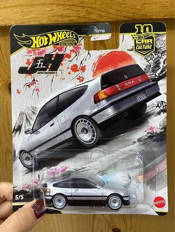  Mô hình xe JKF13 Hot Wheels Car Culture Japan Historics 5'88 Honda CRX 