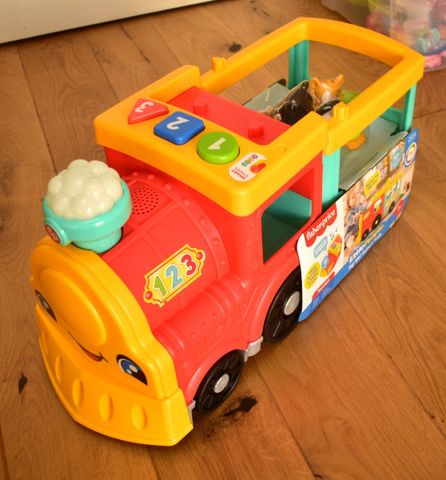  Chiếc tàu học tập HCL79 Fisher Price Little People Big ABC Animal Train 