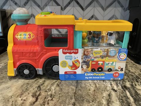  Chiếc tàu học tập HCL79 Fisher Price Little People Big ABC Animal Train 