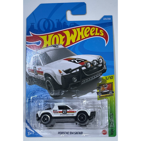  Mô hình xe Hot Wheels Basic Car Porsche 914 Safari HCM59 
