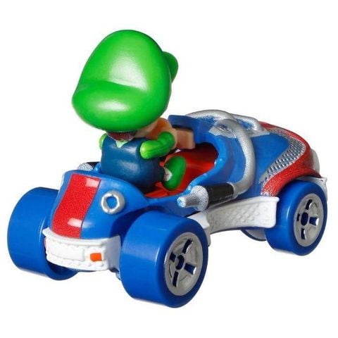  Mô hình xe Hot Wheels Mario Kart Baby Luigi Vehicle 