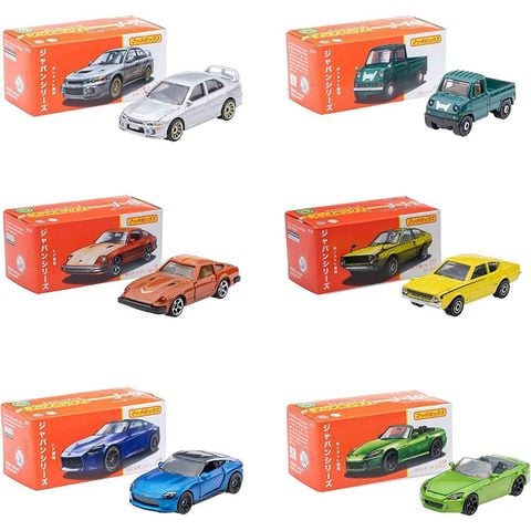  Mô hình xe JCG73 Matchbox 986G-HFF78 Japan Series- Pack of 12 (chọn mẫu) 