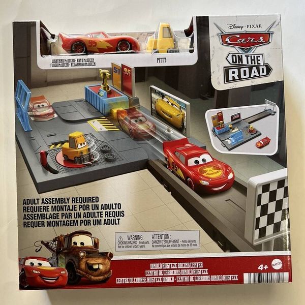 23win08 com đường trượt xe Disney Pixar Cars Rusteze Training Center Playset
