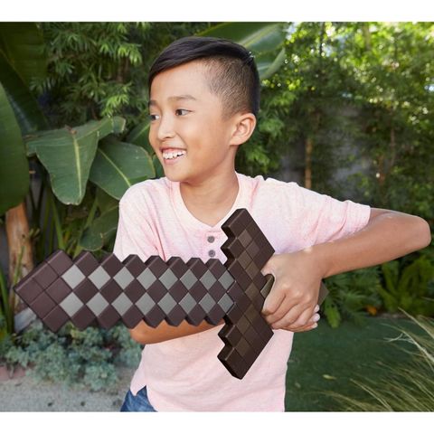  Đồ chơi HGY75 MINECRAFT Role Play Netherlite Sword Brown 