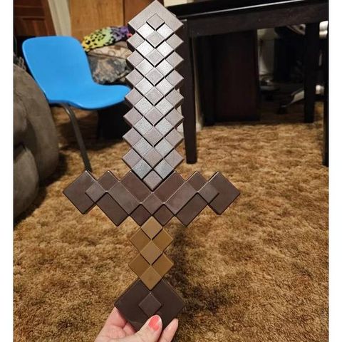  Đồ chơi HGY75 MINECRAFT Role Play Netherlite Sword Brown 