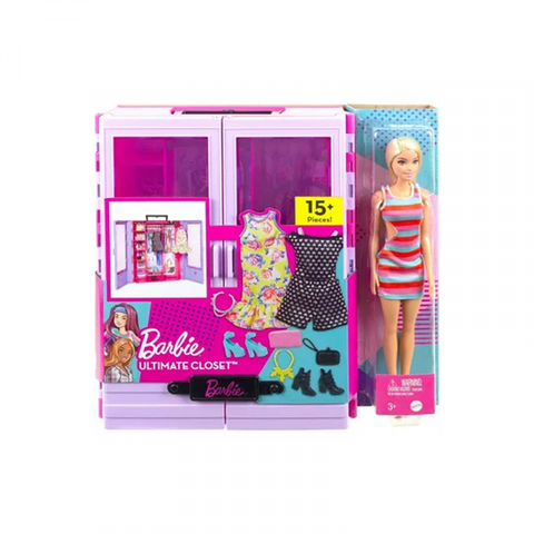  Tủ quần áo kèm búp bê HJL66 Barbie Fashionistas Ultimate Closet Portable Fashion Toy with Doll 