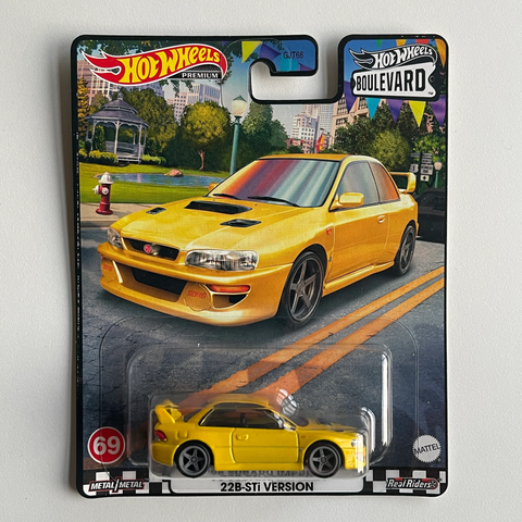  Xe mô hình HKF16 Hot Wheels Boulevard '98 Subaru Impreza 22B-STi Version 