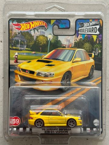  Xe mô hình HKF16 Hot Wheels Boulevard '98 Subaru Impreza 22B-STi Version 