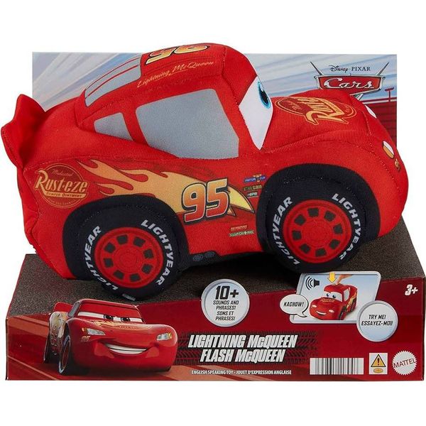 Disney Pixar Cars Lightning McQueen Talking Plush hàng Mattel