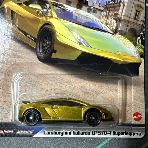  Mô hình xe HMG52 Hot Wheels Fast and Furious - Lamborghini Gayard LP 570-4 Super Regera 