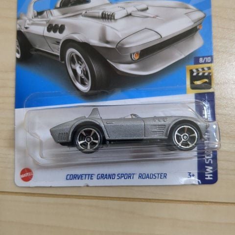  Mô hình xe HNK02 Hot Wheels Corvette Grand Sport Roadster 