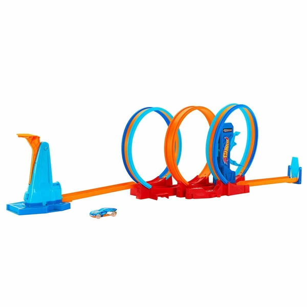 HPX93 Hot Wheels Ultra Hots Triple Loop Track Playset