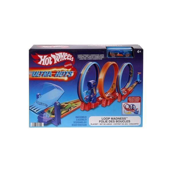 HPX93 Hot Wheels Ultra Hots Triple Loop Track Playset