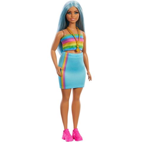 Búp bê HRH16 Mattel Barbie Fashionistas No.218 Rainbow 
