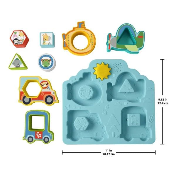 HRP31 Fisher Price Glitter Educational Puzzle