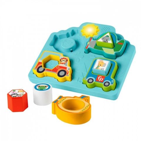  Đồ chơi xếp hình HRP31 Fisher Price Glitter Educational Puzzle 