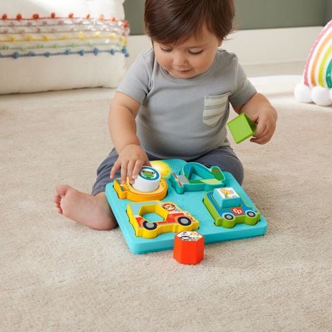  Đồ chơi xếp hình HRP31 Fisher Price Glitter Educational Puzzle 