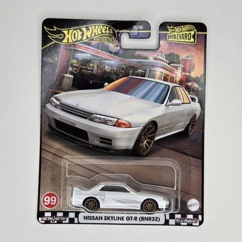  Mô hình xe HRT74 Hot Wheels Boulevard Nissan Skyline GT-R (BNR32) 