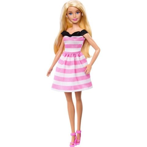  Búp bê HTH66 Barbie 65 Happy Pink Anniversary Theme Doll House 