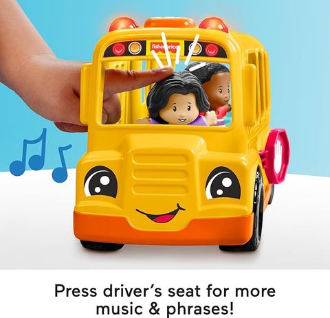  Xe buýt vàng HXC10 Fisher-Price Little People Musical School Bus 