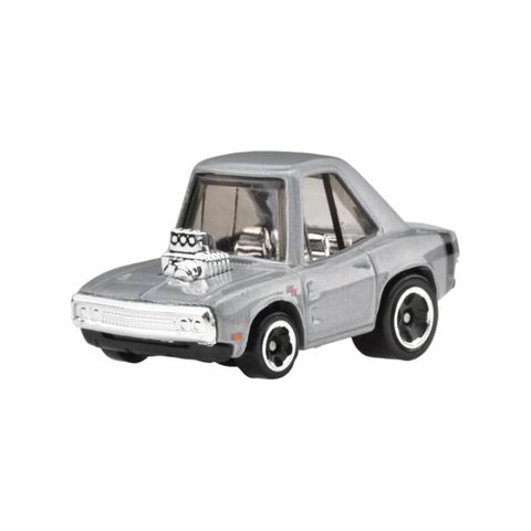  Mô hình xe HXR25 Hot Wheels Basic '70 Dodge Charger Silver 