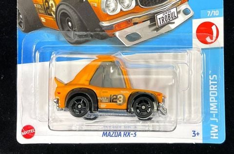  Xe mô hình HXR07 Hot Wheels Mazda RX-3 Orange 