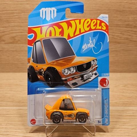  Xe mô hình HXR07 Hot Wheels Mazda RX-3 Orange 