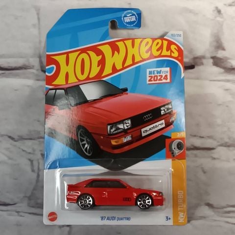  Xe mô hình HXP98 Hot Wheels '87 Audi Quattro 