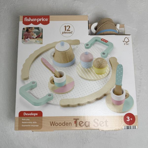 HXT82 Fisher-Price Wooden Tea Set