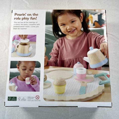  Bộ Trà Gỗ 12 Món HXT82 Fisher-Price Wooden Tea Set 