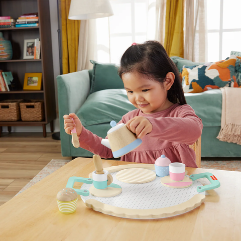  Bộ Trà Gỗ 12 Món HXT82 Fisher-Price Wooden Tea Set 
